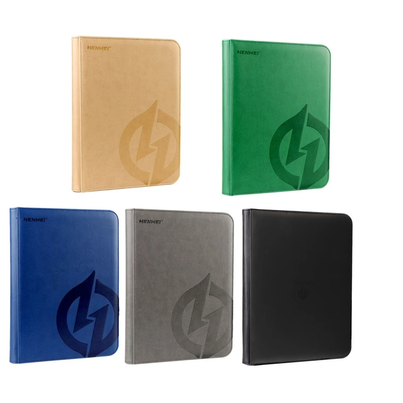 

360 Cards Capacity Pocket Cards Holder Binders Albums with Zipper for CCG MTG H053
