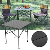 portable folding table camping outdoor furniture computer tables picnic ultra light aluminum alloy folding desk