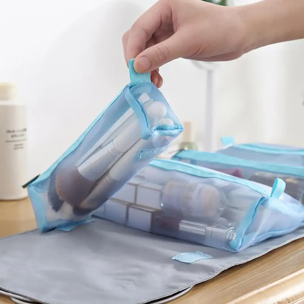 Подвесной несессер дорожный набор для косметики большой органайзер