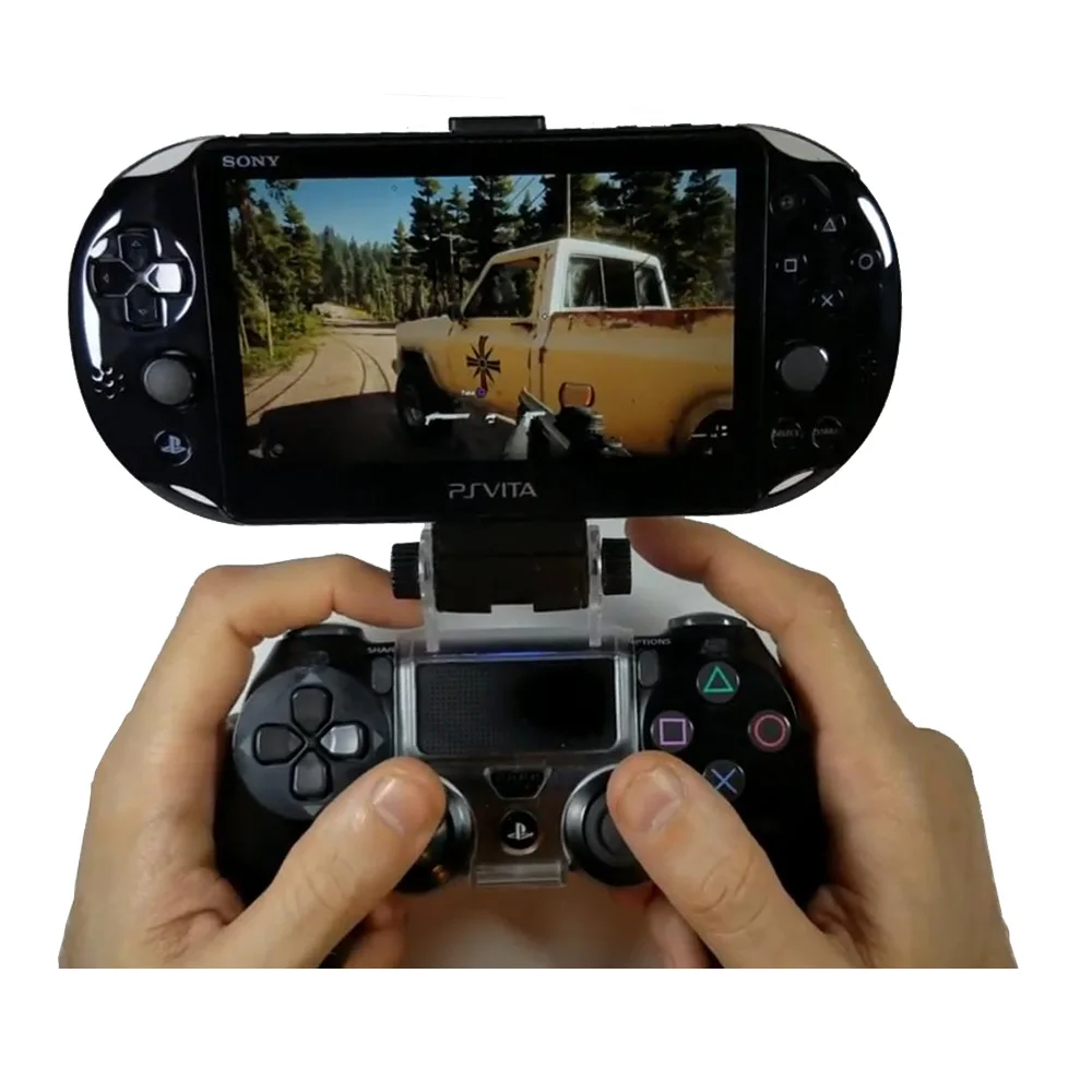 Держатель для контроллера PlayStation 4/Slim/Pro Dualshock 4 зажим смартфона подставка