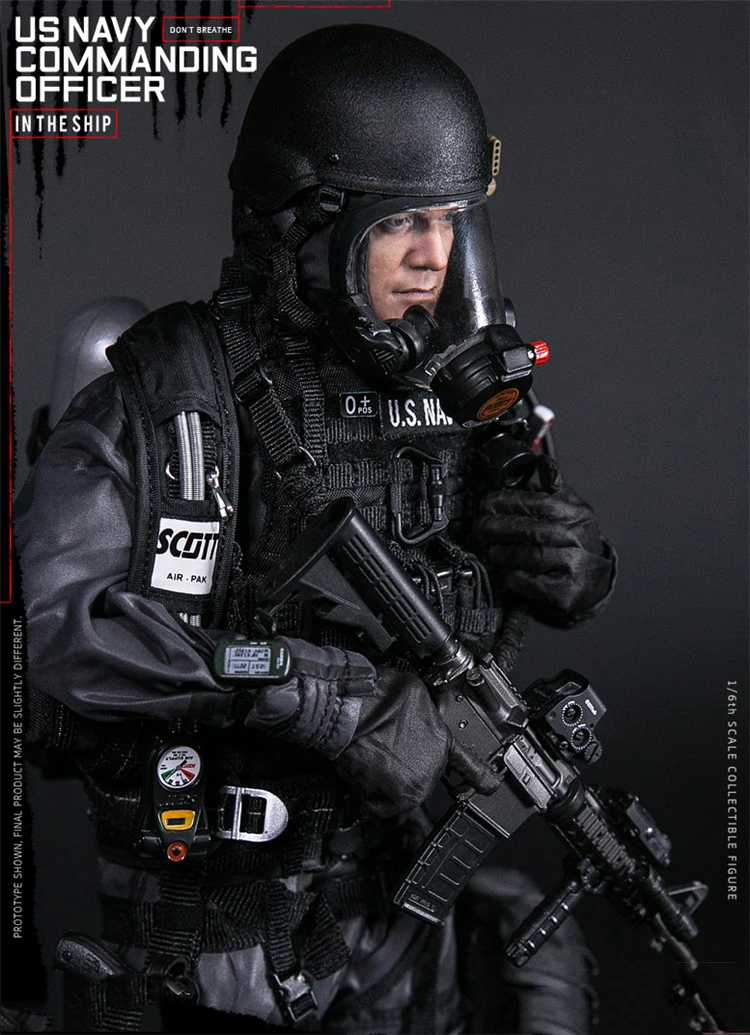 Женская полноразмерная экшн-фигурка масштаба 1/6 DAMTOYS 78050 командир ВМС США солдат