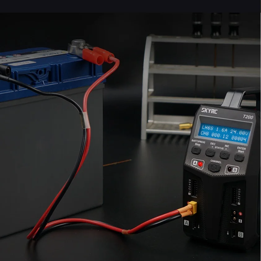 Балансирующее зарядное устройство SKYRC T200 два переменного/постоянного тока 12 А 100