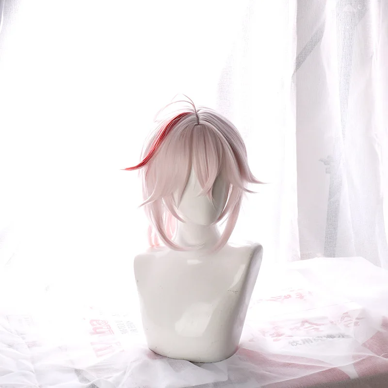 

Genshin Impact Inazuma Castle Kiryu Manyo COS Wig Kaedehara Manyo Reverse Curling Easy To Style Highlighting Anime Cosplay