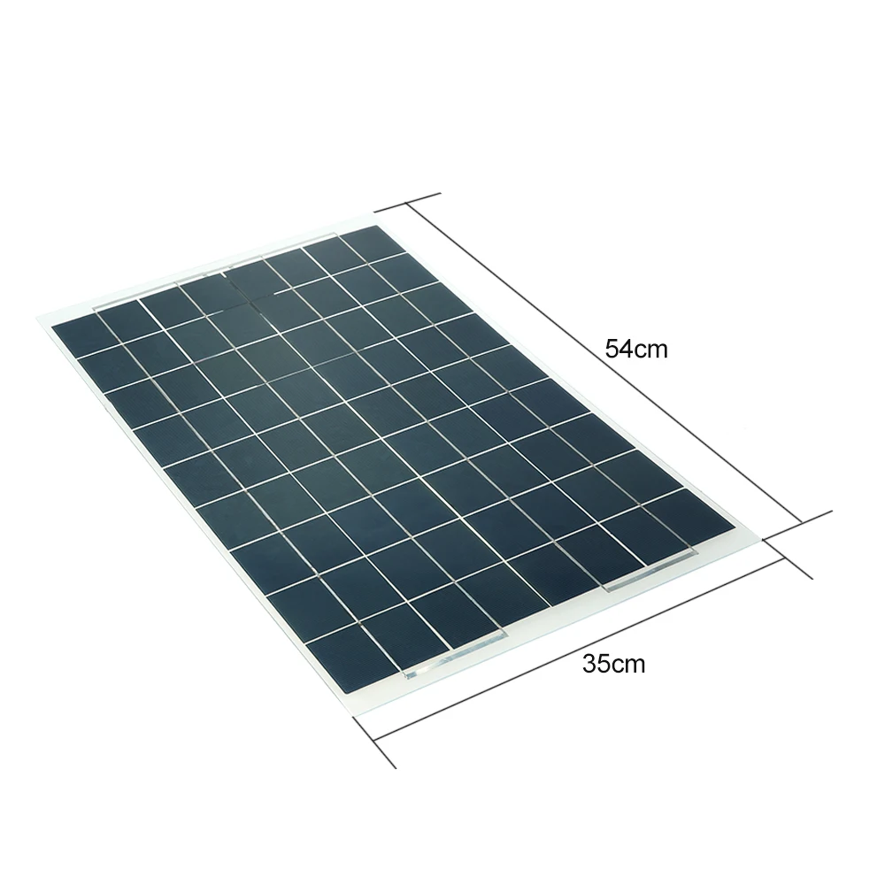 60W 12V Semi Flexible Solar Panel Device Battery Charger | Обустройство дома