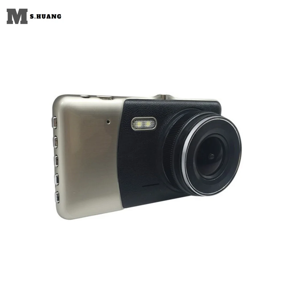 

4.0 inch IPS Screen Car Dvr Camera Dash Cam Full HD 1080P Auto Registrator Dual Lens Night Vision With Rearview Camera Mirror