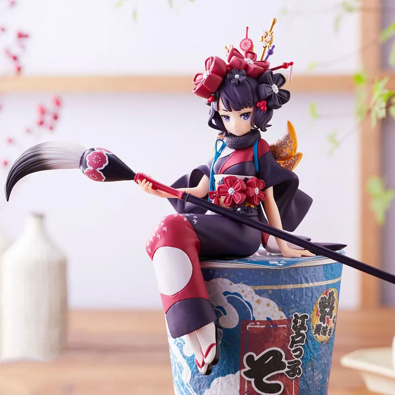 

Hentai Anime Fate Grand Order Katsushika Hokusai Kawaii Cute Lovely Small Anime Figure Car Decoration Action Figure Toys Doll