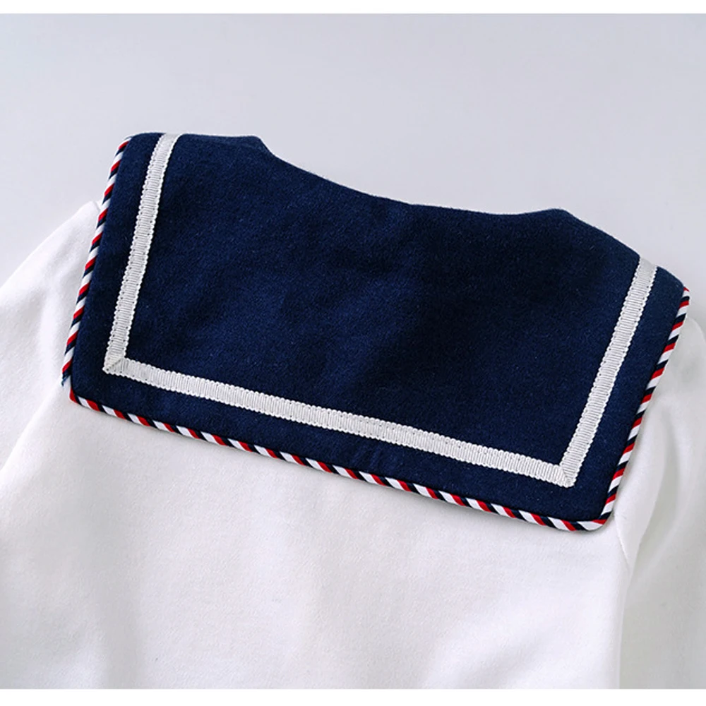 

Baby Clothes Boy Girl Romper Navy Style Cotton Long sleeve Spring/Full Clothing Newborn Jumpsuit Dress