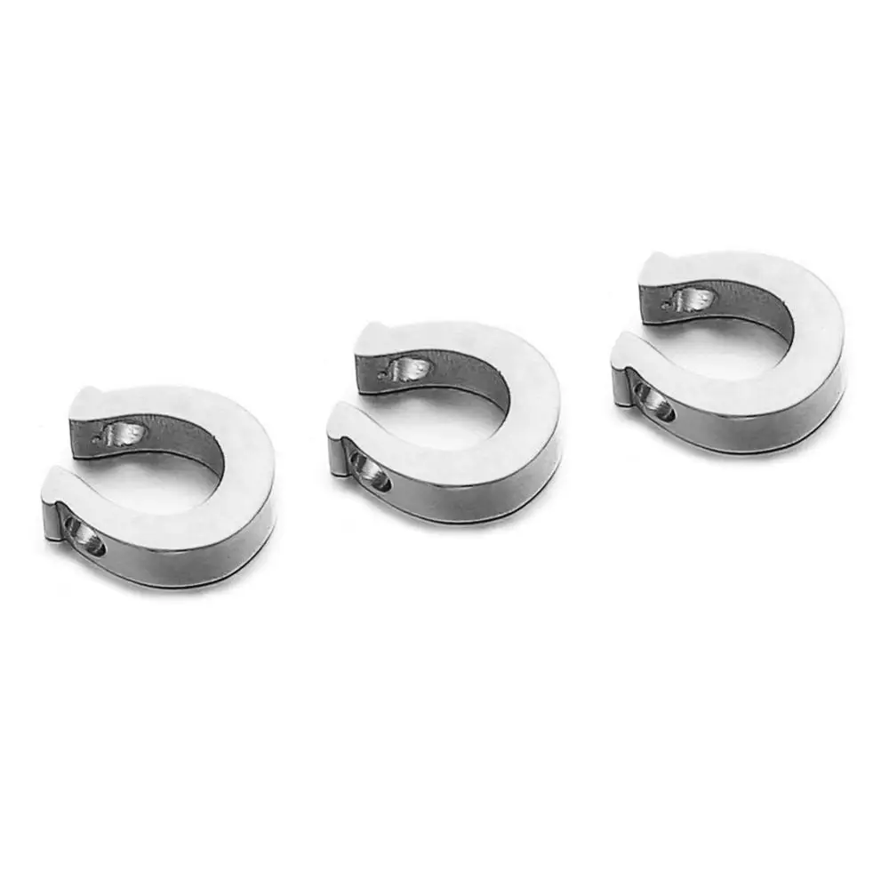 5 шт./лот подвеска в форме дуги из нержавеющей стали для изготовления ювелирных