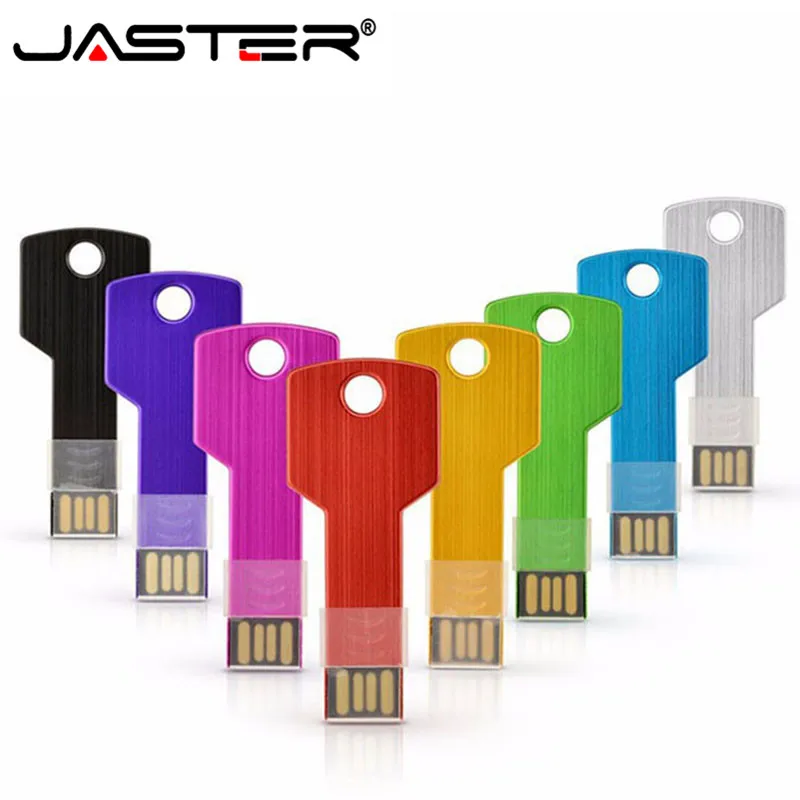 USB флеш накопитель JASTER в форме ключа водонепроницаемый 64/32/16 ГБ|USB флэш-накопители|