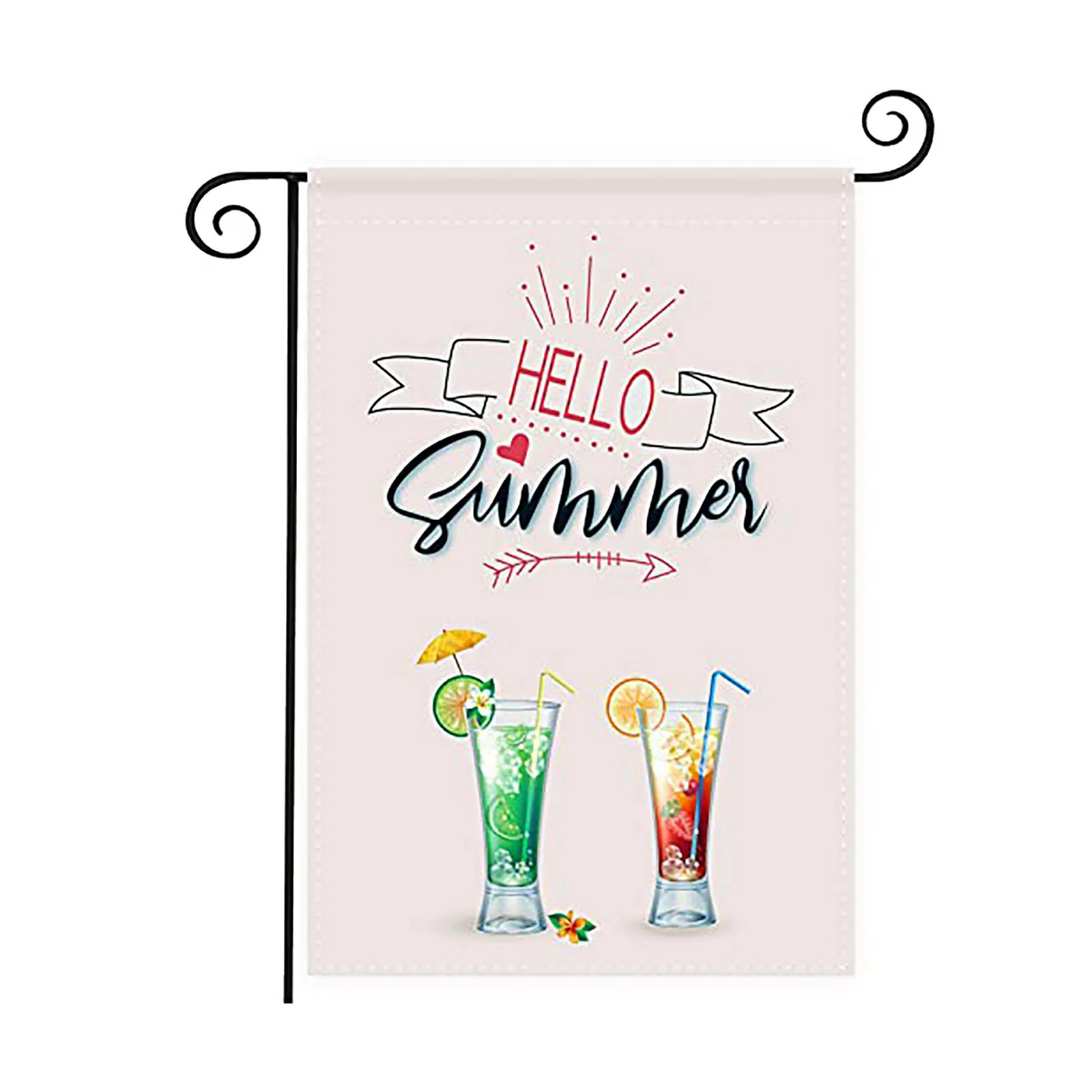 

Red g reen juice small garden sign for outdoor decoration in holiday yard Welcomes Small Garden Flag Vertical 2021 Hot