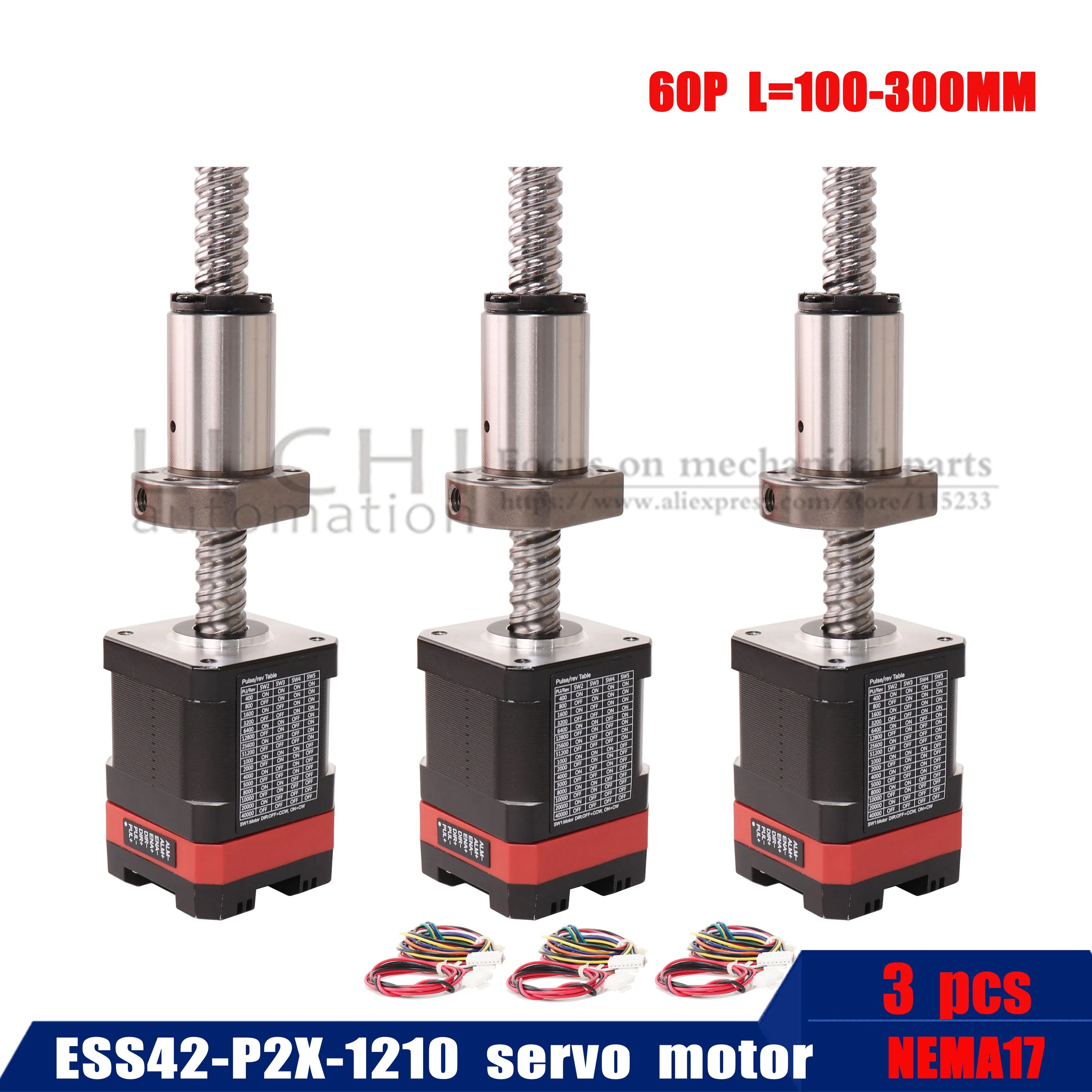 3 шт. шаговый двигатель с замкнутым контуром 60 мм|Шаговый двигатель| |