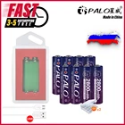 PALO AA 1,5 v аккумуляторная батарея с зарядным устройством 2800mwh Li-ion 2A литий-ионные аккумуляторы для игрушек, автомобильный фонарик, быстрая доставка