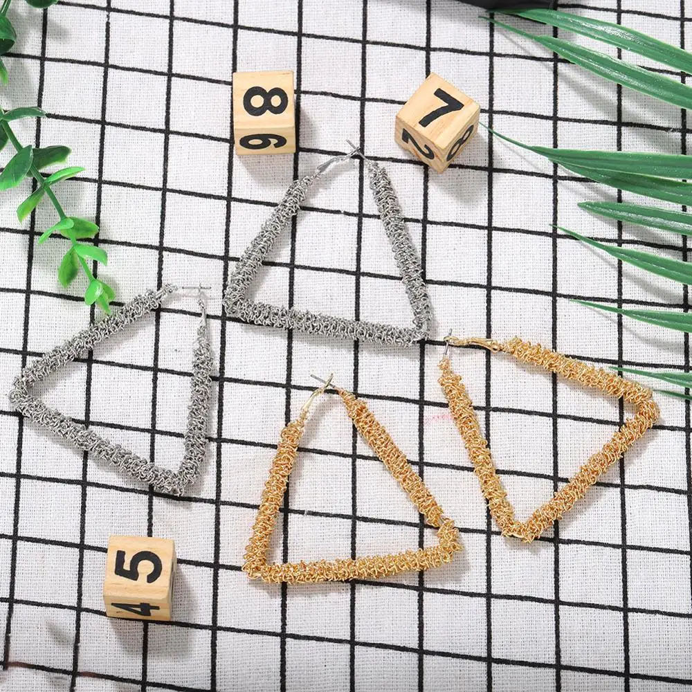 Dvacaman из полотого металла золота Цвет серьги-кольца цветок женские модные