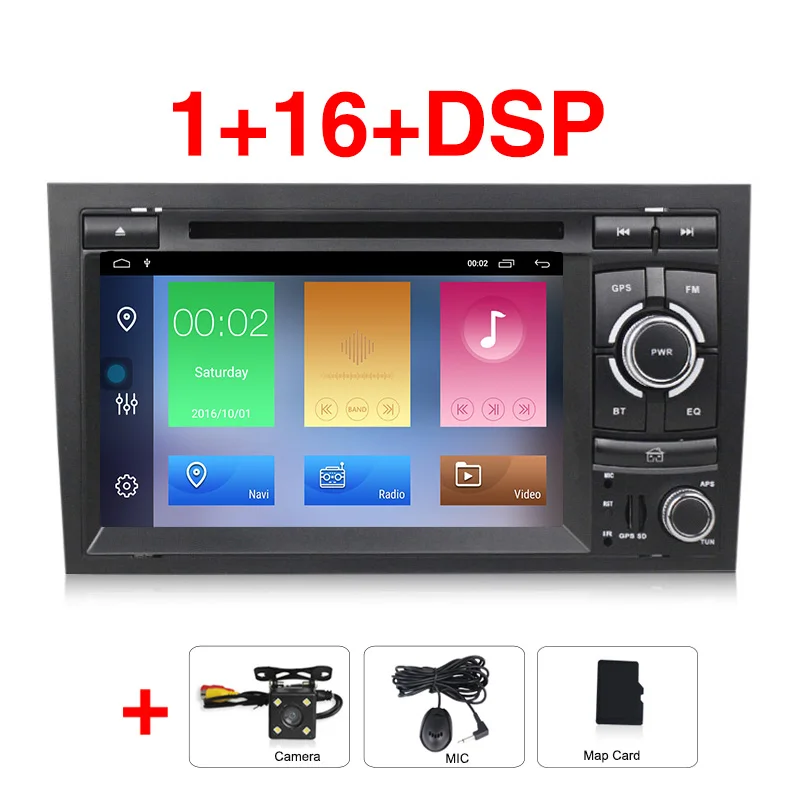 Car dvd camera Новинка! Android 9,1 2+ 32G Автомобильный dvd Радио мультимедийный плеер для Audi A4 B6 B7 S4 B7 B6 RS4 B7 SEAT Exeo gps навигация wifi BT RDS A4 - Цвет: Car dvd camera