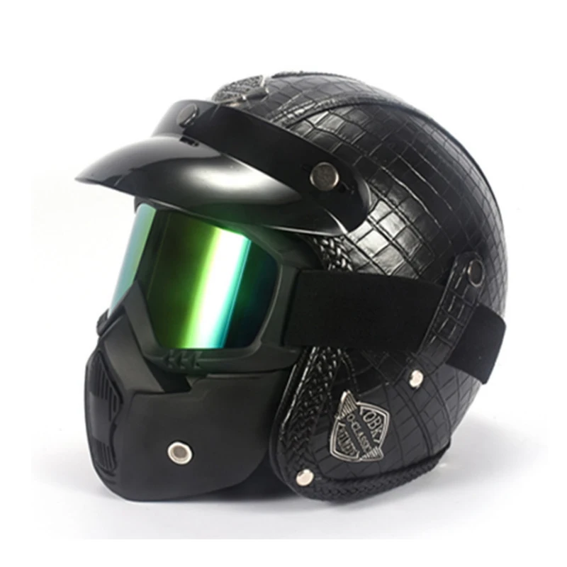 Шлем мотоциклетный с открытым лицом 3/4|Шлемы| |