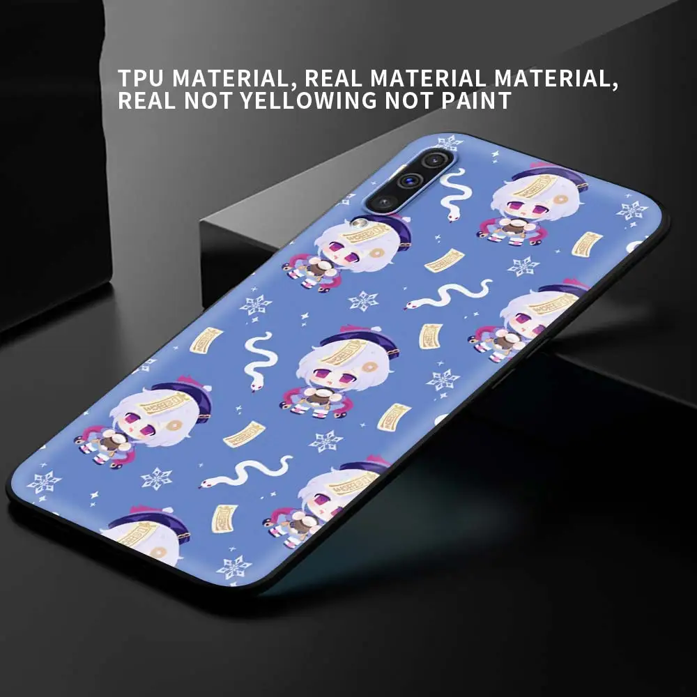 

Genshin Impact Cellphone Case For Samsung A70 A80 A90 Cover Black Shell for Galaxy A20 A20E A30 A10E A40 A50 A50S A10 Funda