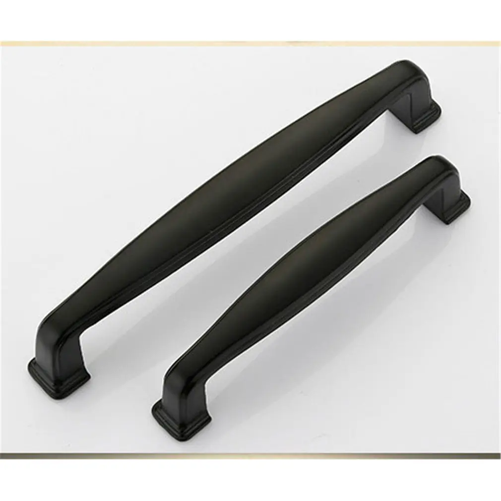 Черные дверные ручки ручка для гардеробного шкафа кухонные бронзовые мебели