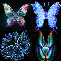 shayi diy 5d diamond painting butterfly pattern full squareround drill mosaic embroidery cross stitch home decor picture