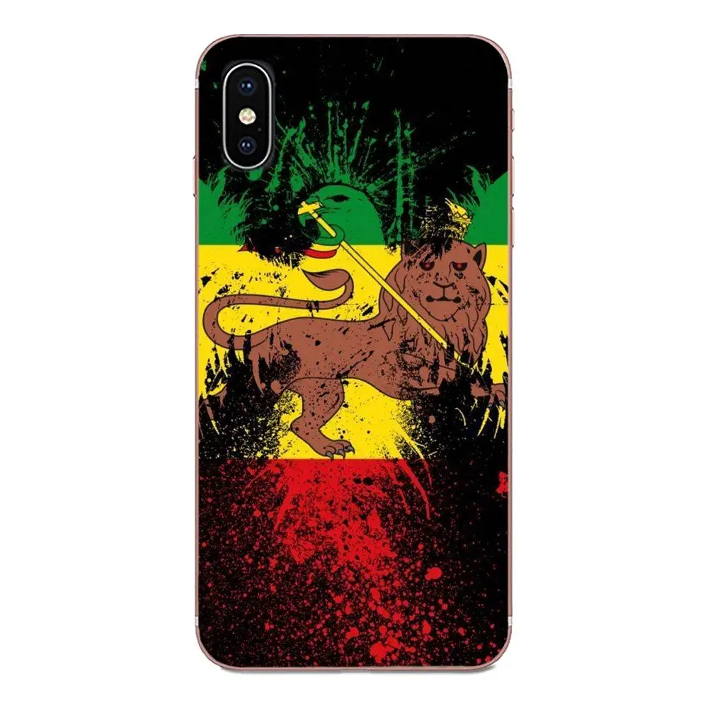 Bob Marleys Lion Rasta Reggae для Xiaomi Mi3 Mi4 Mi4C Mi4i Mi5 Mi 5S 5X 6 6X 8 SE Pro Lite A1 Max Mix 2 Note 3 4 | Мобильные