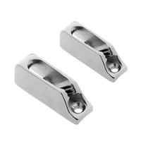 2pcs 316 stainless steel 55mm17mm boat yacht for 6mm rope clamp cleat marine cord tensioner