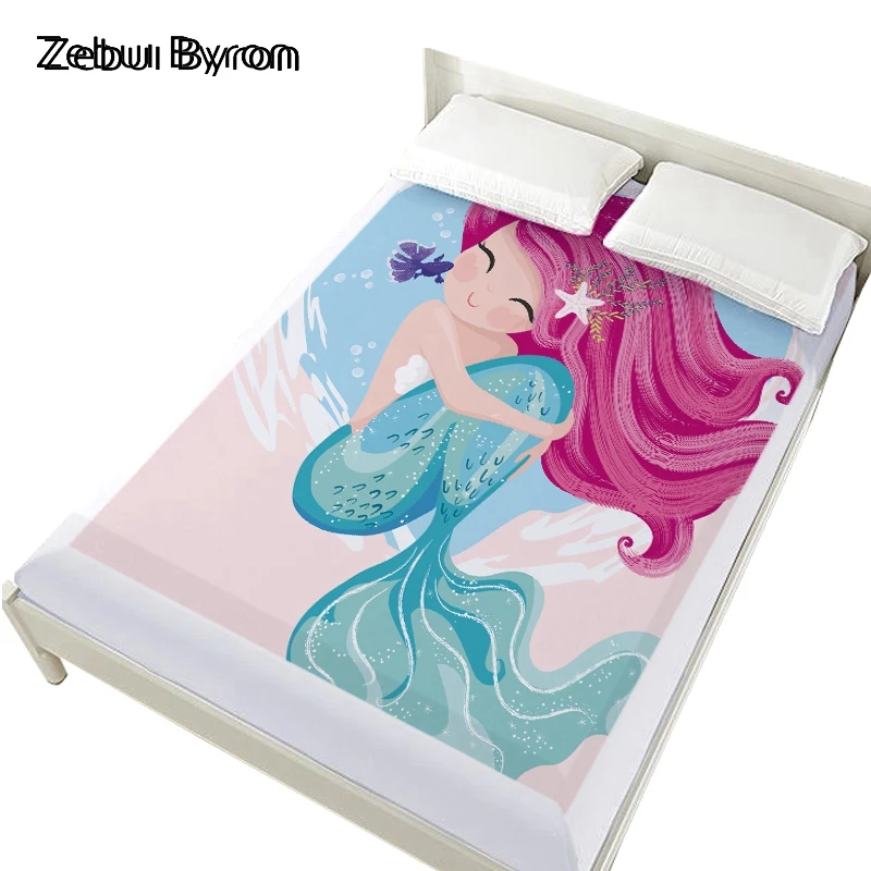 Детская кровать с 3D рисунком простыня на резинке простыни 150/160x200/queen/King