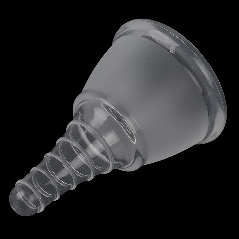

1PCS Menstrual Cups Foldable Feminine Hygiene Hollow Tail Menstrual Collector Soft Silicone Cup Reusable Menstrual Cup