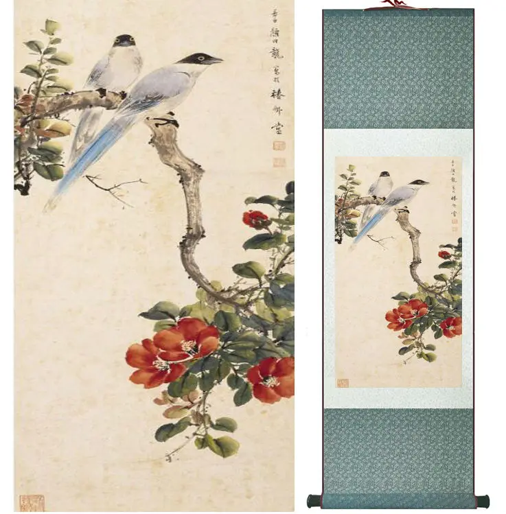 

Птицы и цветы картины для дома, офиса, украшение картины для гостиной картина № 033025