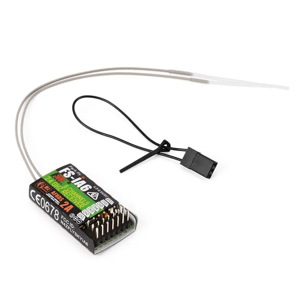 LeadingStar FlySky FS-iA6 2 4G 6CH AFHDS приемника для FS-i10 FS-i6 передатчик | Игрушки и хобби