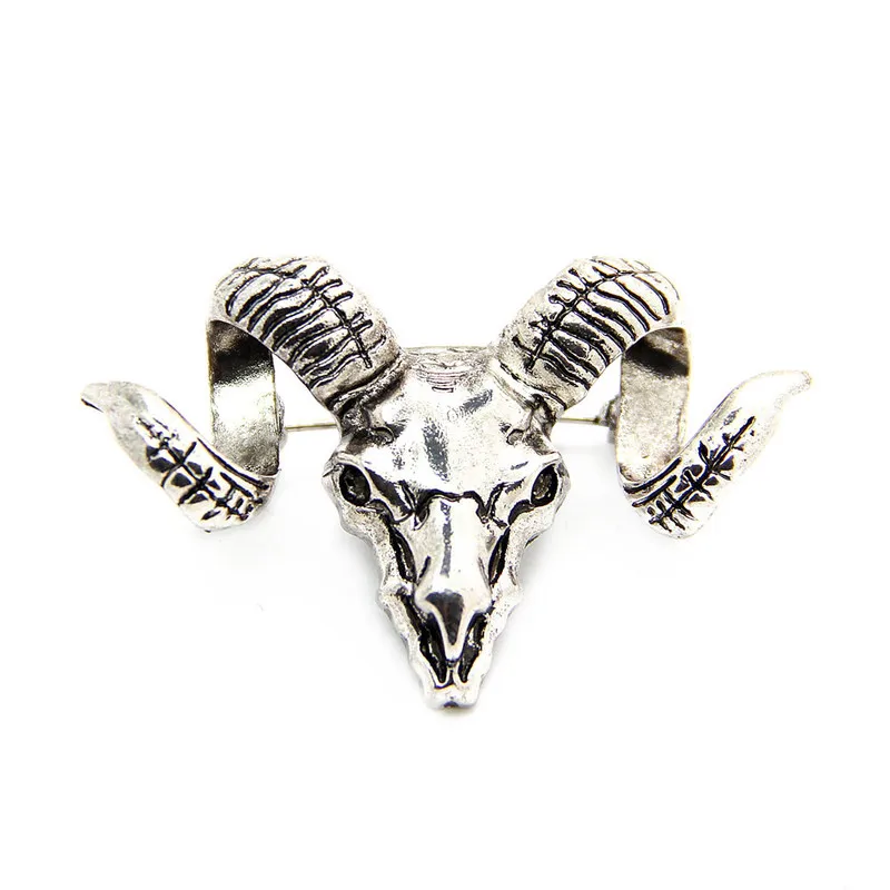 Брошь в форме головы овцы для мужчин и брошь английском стиле ювелирное изделие