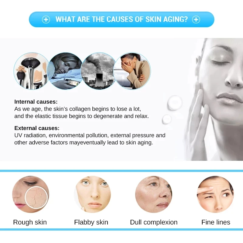 

OMY LADY 2PCS/SET 50g face cream liquid essence With 30ml Collagen Serum delay aging reduce wrinkles skin moisturizer