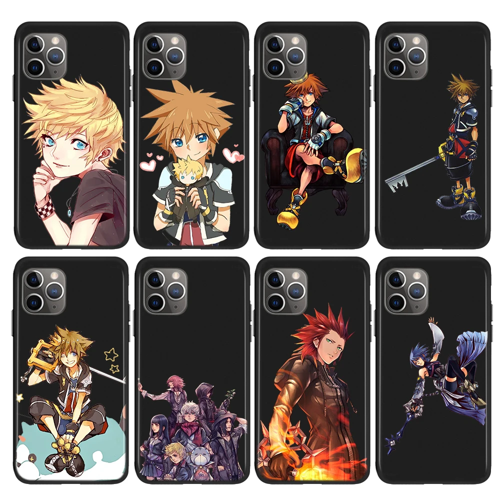 

Anime Kingdom Hearts Silicone Cover For Apple IPhone 13 12 Mini 11 Pro XS MAX XR X 8 7 6S 6 Plus 5S SE Phone Case
