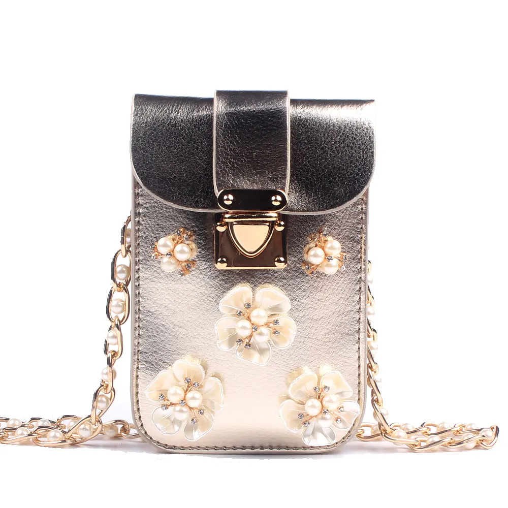 Повседневные маленькие бриллиантовые жемчужные сумки новые модные клатчи