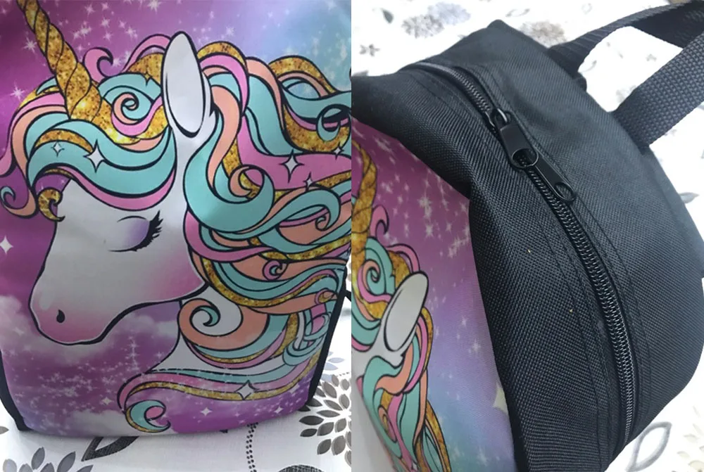 ELVISWORDS 3 шт./компл. &quotЛошадка Радуга узор школьная сумка костюмы для мальчиков и