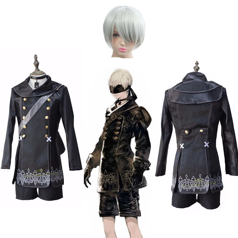 Костюм для косплея из аниме НИС: Automata YoRHa No. 9 тип S 9s комплект высококачественного