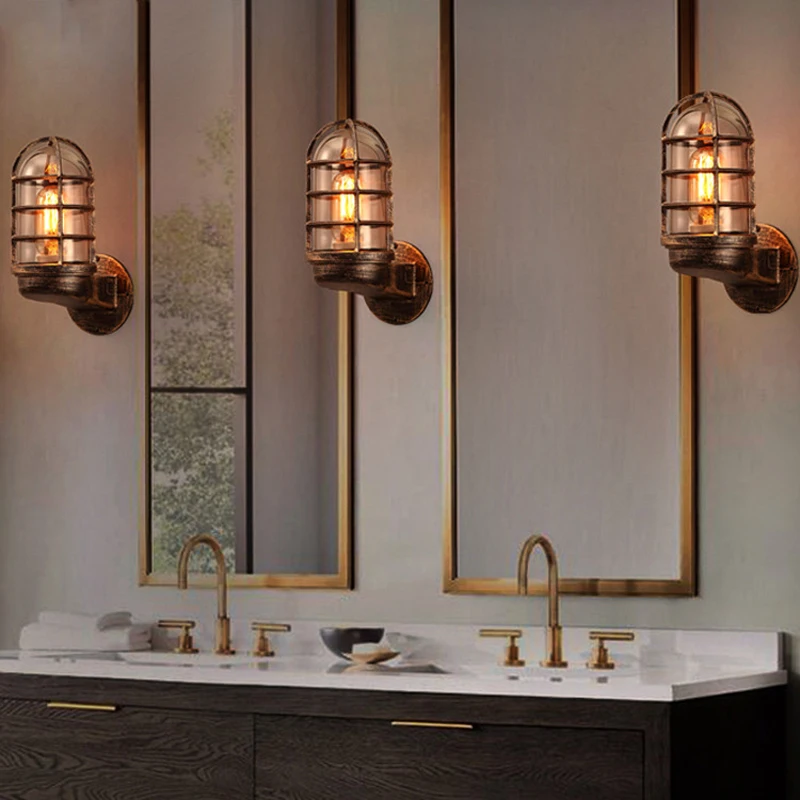 Винтажные Настенные светильники Wandlamp комнатное освещение золотистый светильник