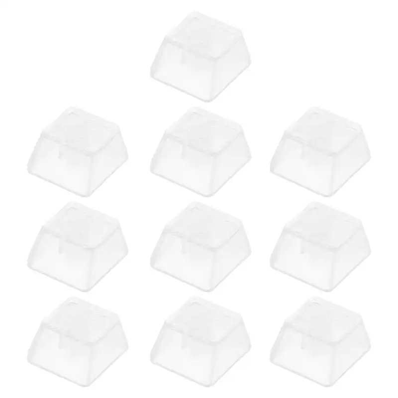 

10pcs Key Cap Mechanical Keyboard Accessory Keycap Transparent Keyboard Key Protector