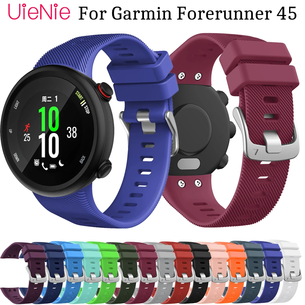 

Silicone Strap Replacement For Garmin Forerunner 45 Frontier/Classic Watchband For Garmin Forerunner 45S Smart Watch Band