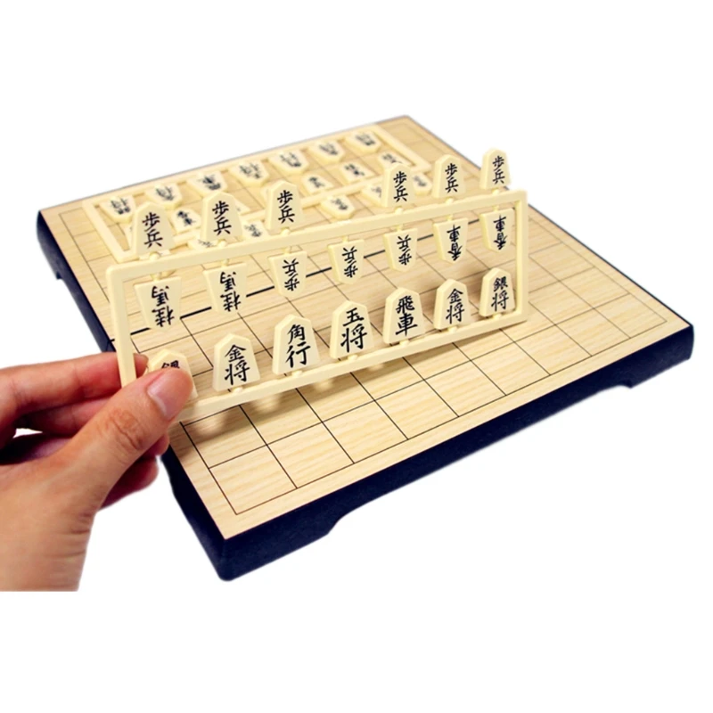 Japan Shogi Magnetic Foldable Japanese Chess Game Board Intelligence Toy 25×25×2cm | Спорт и развлечения