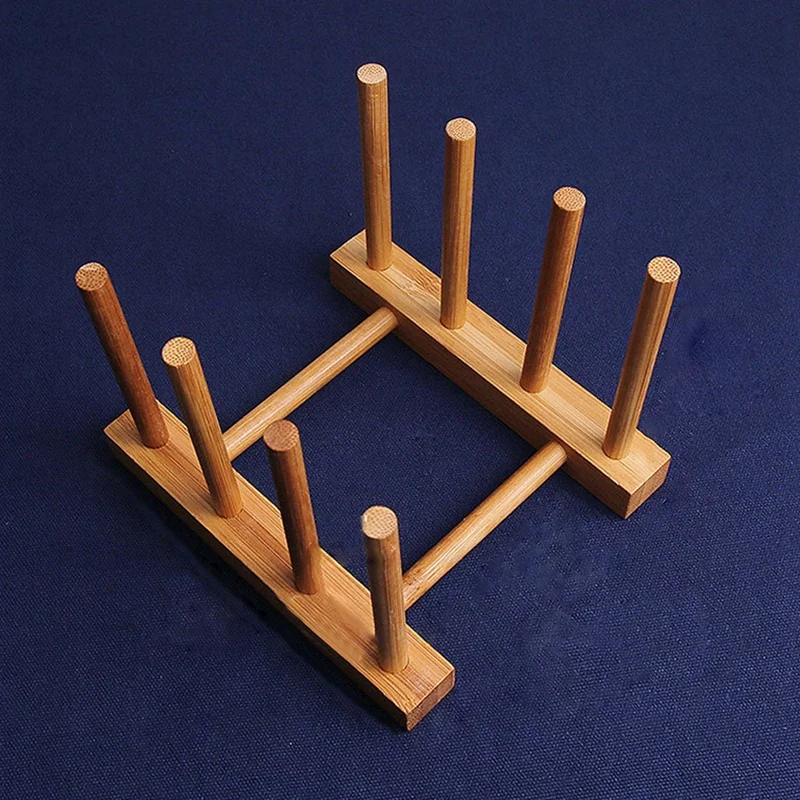 ELEG деревянная подставка для крышек Тарелка тарелка Складная держатель стойка