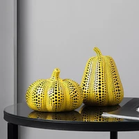 modern minimalist pumpkin dot artist decoration designer home decoration creative personality cute decoration
