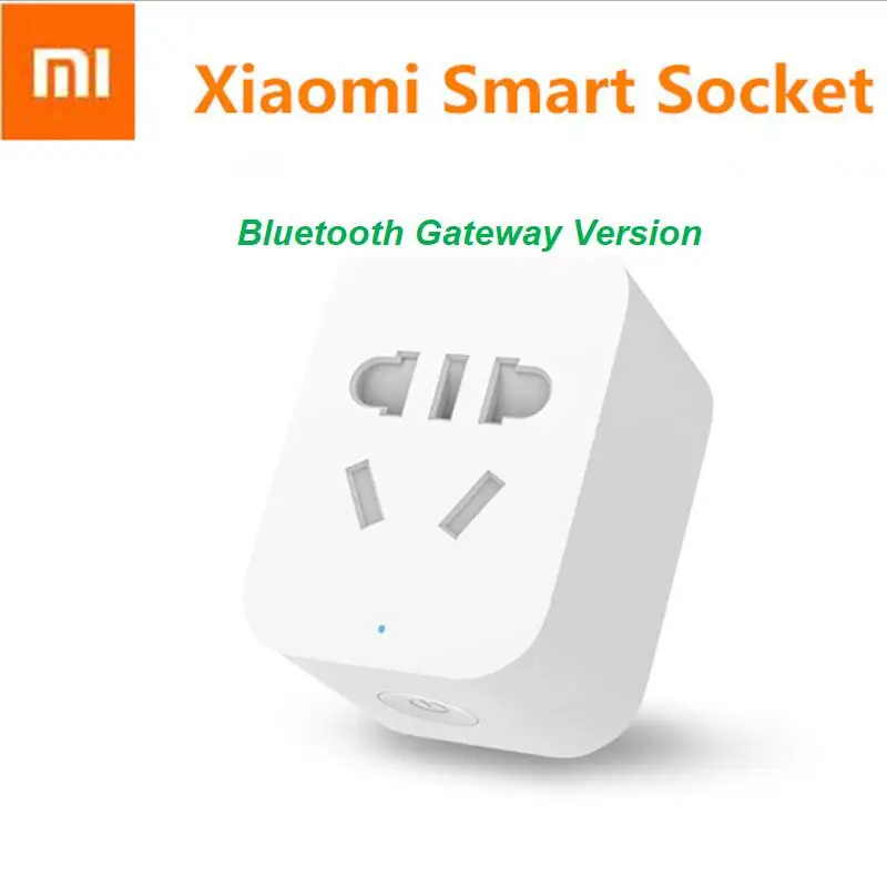 

Новинка умная розетка Xiaomi Mijia 2 версия шлюза Bluetooth беспроводной пульт дистанционного управления адаптер питания вкл./ВЫКЛ. Работа с приложен...