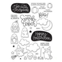 too cute to spook transparent clear stamps 2021 new stamp for diy scrapbooking photo album paper crafts cards making stamps