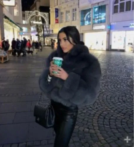 Furry Cropped Faux Fur Coats Jackets Women Fluffy Top Coat Winter Fur Jacket Manteau Femme Women Fur Coat  S-4XL Tops