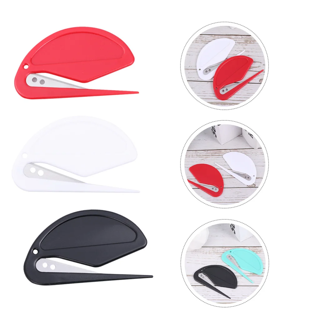 

6pcs Safety Paper Guarded Cutters Mini Letter Openers for Home Office