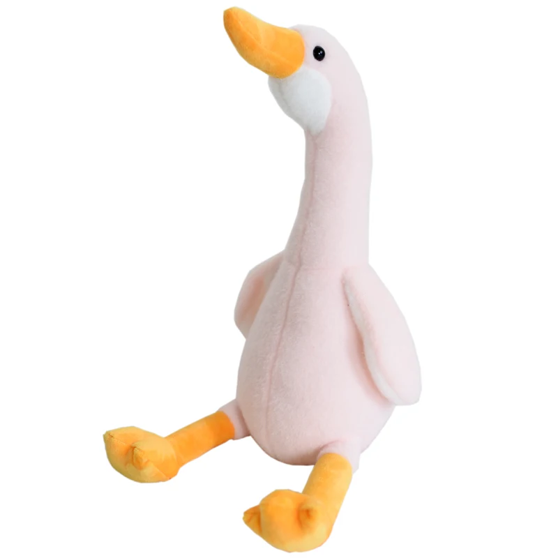 

Ins hot big white goose pillow plush toy cute sleeping pillow high quality stuffed doll funny sweet gift for friends kids