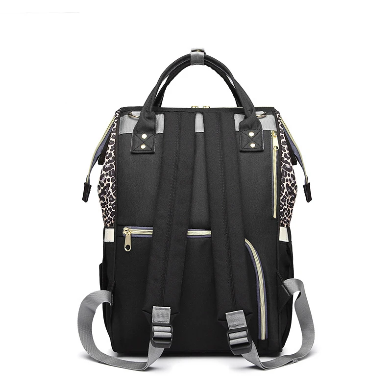 Леопардовый рюкзак для мам модная сумка подгузников брендовый сменные детские