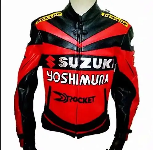 Куртки для мотоциклистов гоночные куртки из искусственной кожи черные и синие