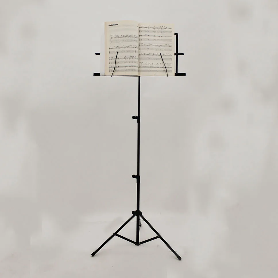 

Lightweight Foldable Liftable Black Guitar Erhu Guzheng Violin Small Music Stand