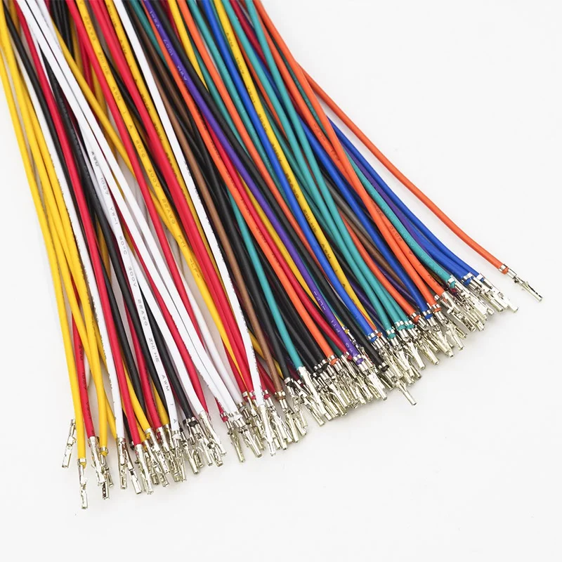 

100PCS 4.2mm Pitch 5557 Female Pin Crimp with Cables for PCI-E Male Housing Multicolor 1007 20AWG 18AWG 30CM Single End