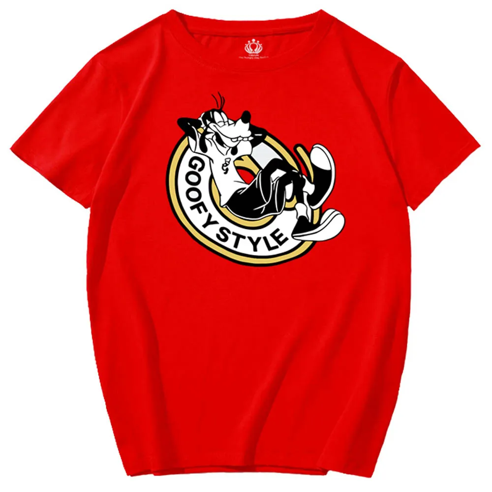 Модная шикарная женская футболка с мультипликационным принтом Goofy Dog 10